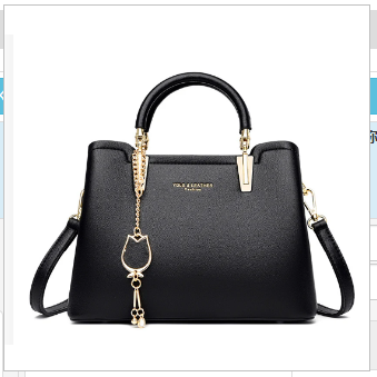 Hand-held Leather Shoulder Bag for Women 2024 (One Piece)